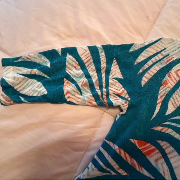 Chico’s Off the Rack Spring/Summer 2023 Lightweight Palms Sweater Size 2 - Picture 3 of 5